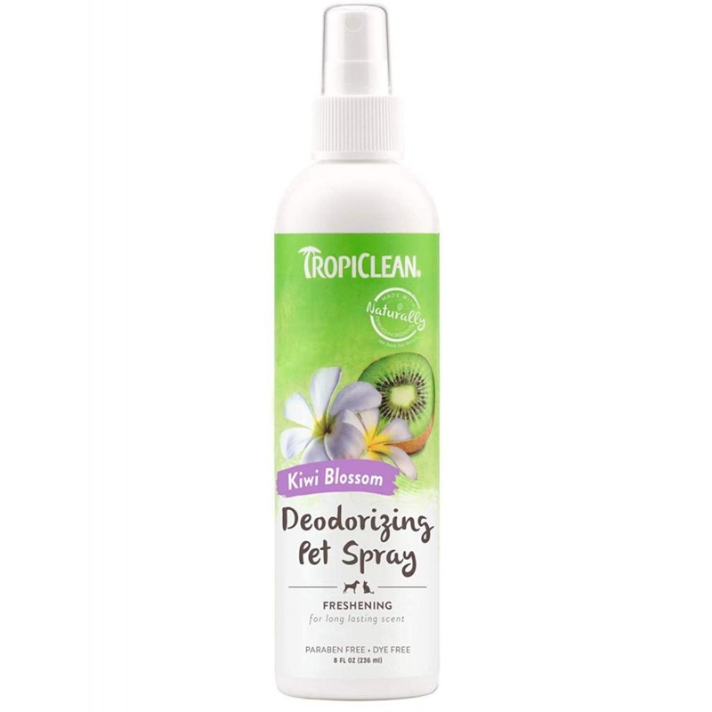 TropiClean Kiwi Blossom Deodorizing Spray for Pets