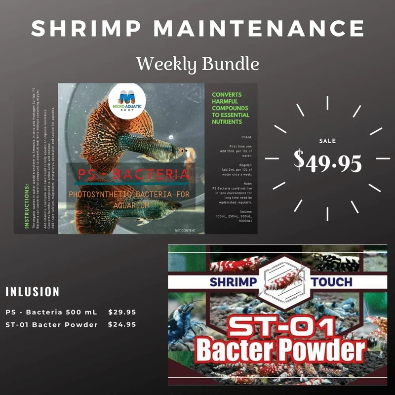 Shrimp Maintenance Weekly Bundle 1 bundle