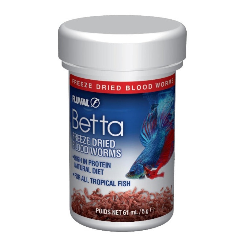 Fluval Betta Freeze Dried Bloodworms 5 gm