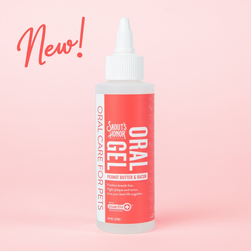 Skout’s Honor Oral Care Oral Gel – Peanut Butter & Bacon Flavor (4 oz)