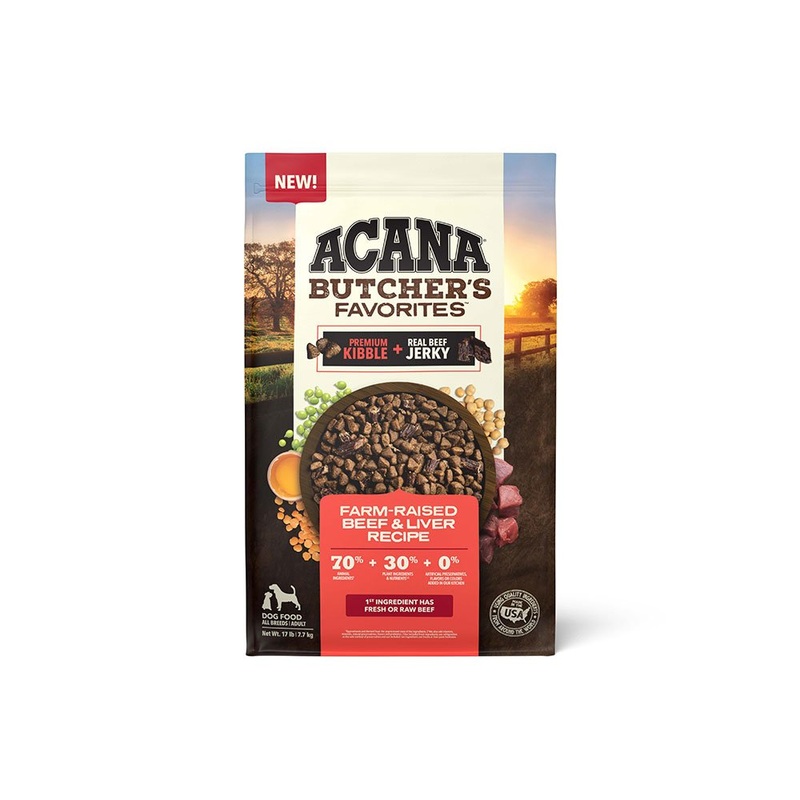 ACANA Butcher’s Favorites Dry Dog Food Farm-Raised Beef 4 lb