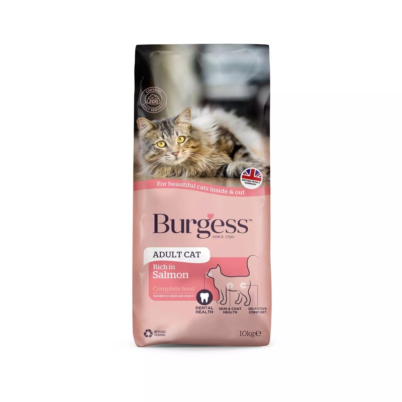 Burgess Adult Cat Scottish Salmon 10kg