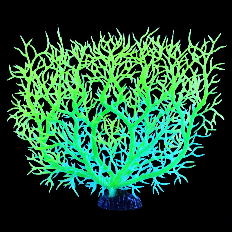 Underwater Treasures Glow Sea Fan Green
