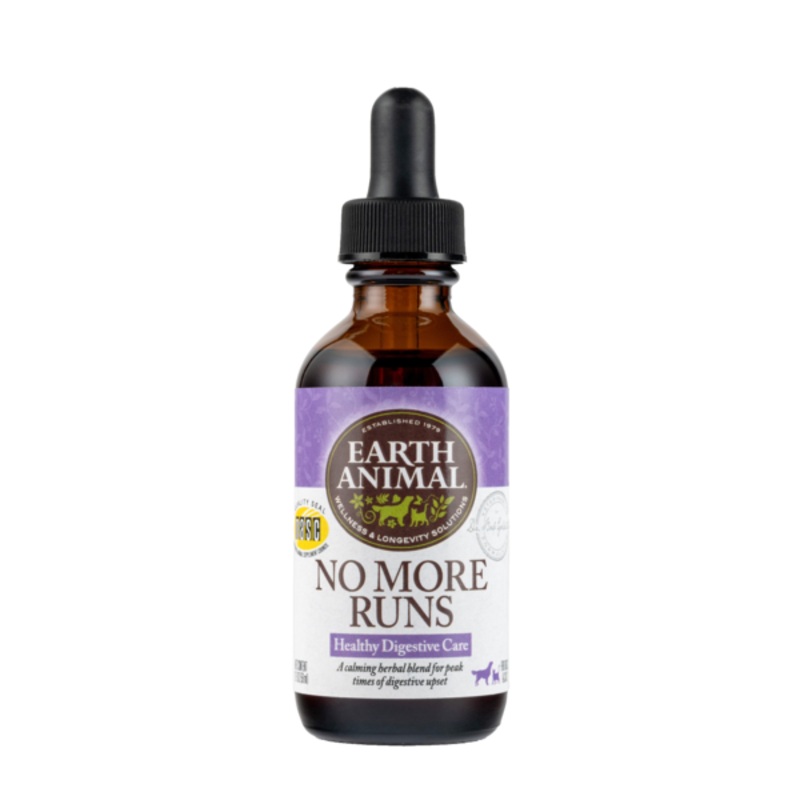 Earth Animal Organic Herbal No More Runs Remedy; 2- Oz Dropper Bottle