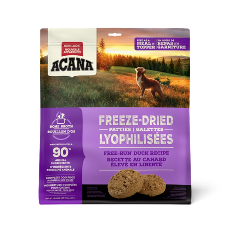 Acana Free-Run Duck Patties 397g Freeze Dried Dog Food