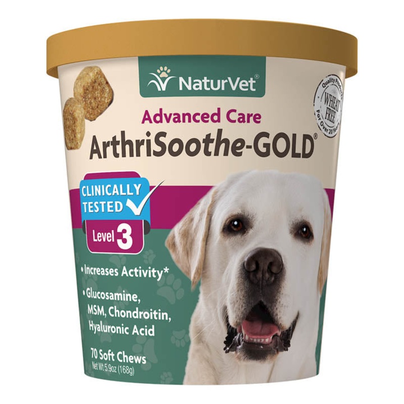 NaturVet ArthriSoothe-GOLD Advanced Care Soft Chews 180 ct