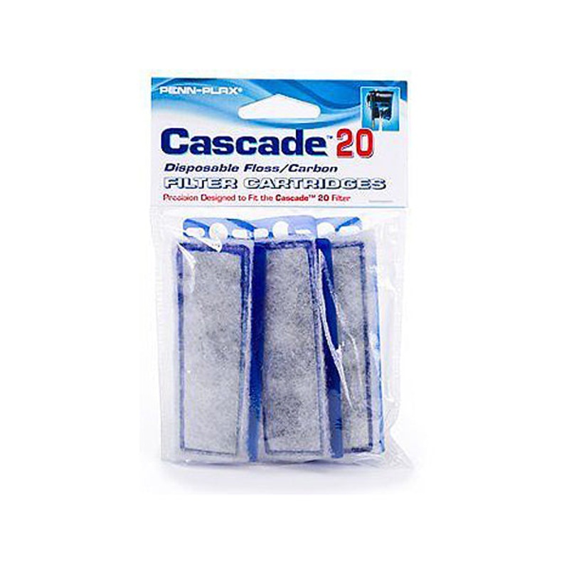 Cascade Replacement Carbon Filter Cartridge for Mini Cascade 20 Internal Filter 3 Pack