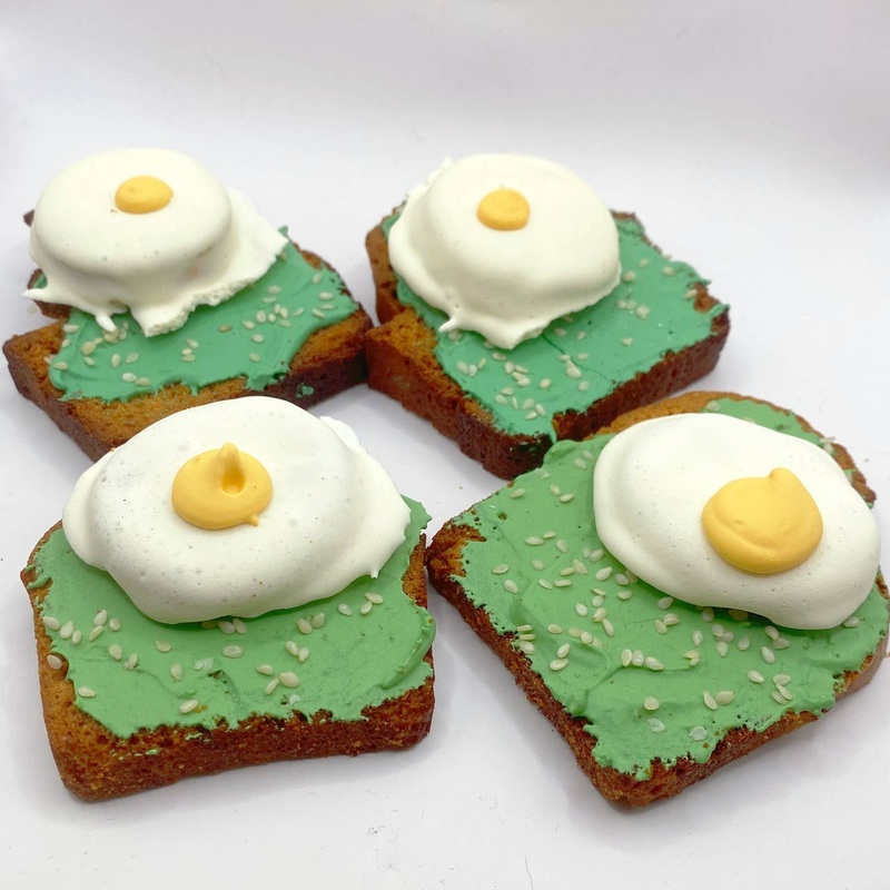 “Avocado” Toast w/ “Fried Egg”