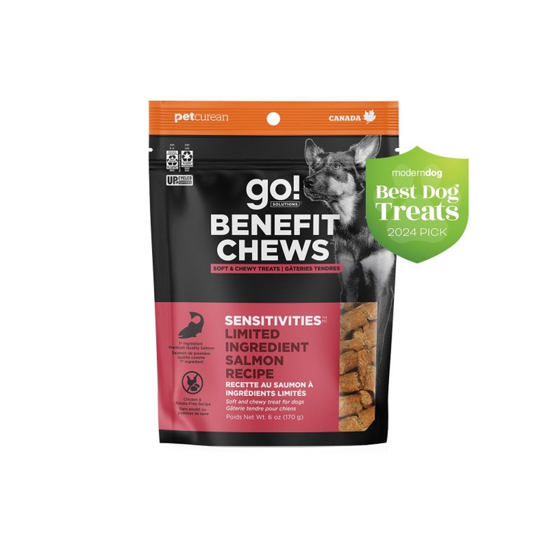 Petcurean GO! Benefit Chews Skin & Coat Care Lamb Dog Treats