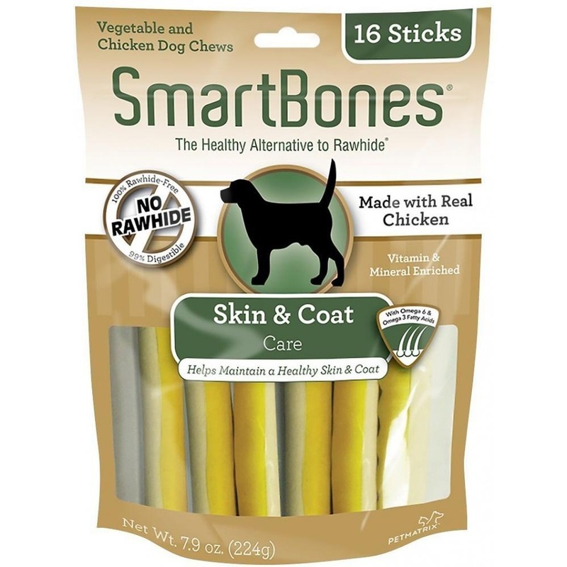 SmartBones Skin & Coat Care Chicken Chews Dog Treats