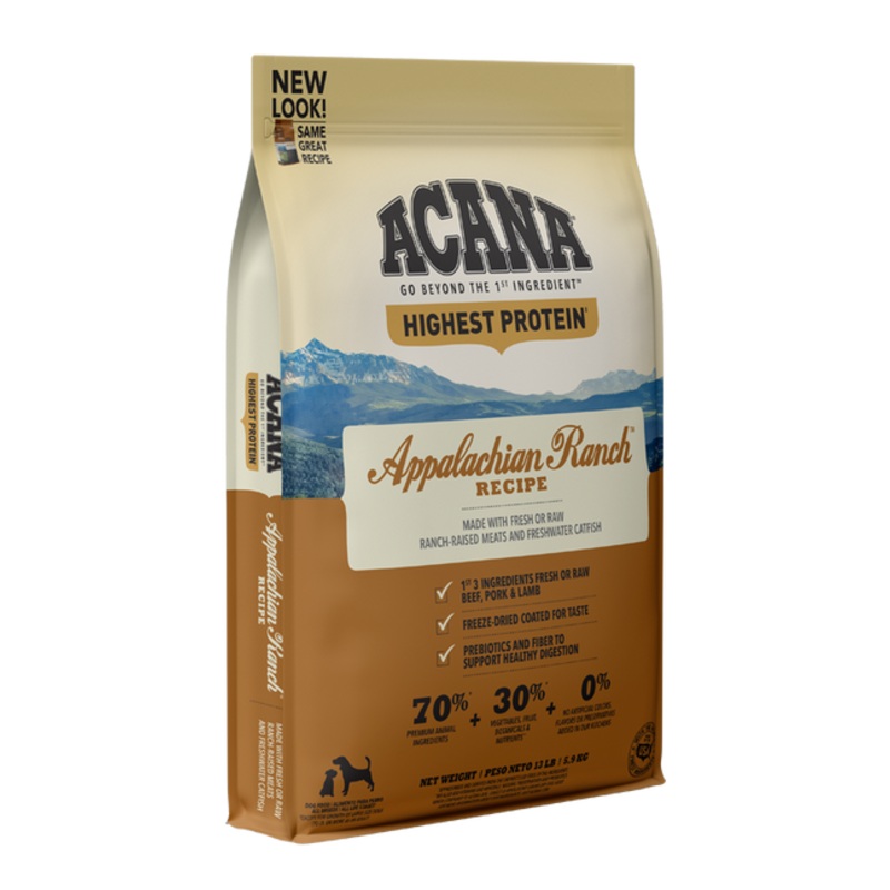 ACANA Highest Protein Appalachian Ranch Recipe Dry Dog Food