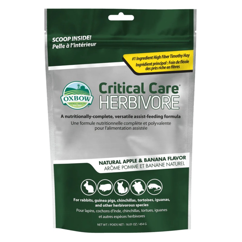 Oxbow Animal Health Critical Care Herbivore Apple-Banana