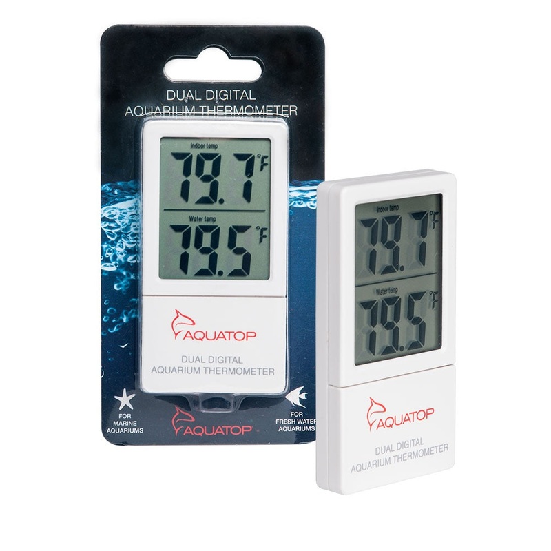 DIGITAL AQUARIUM THERMOMETERS External Digital Thermometer w/ Dual Temp Display – MAP Price $14.99