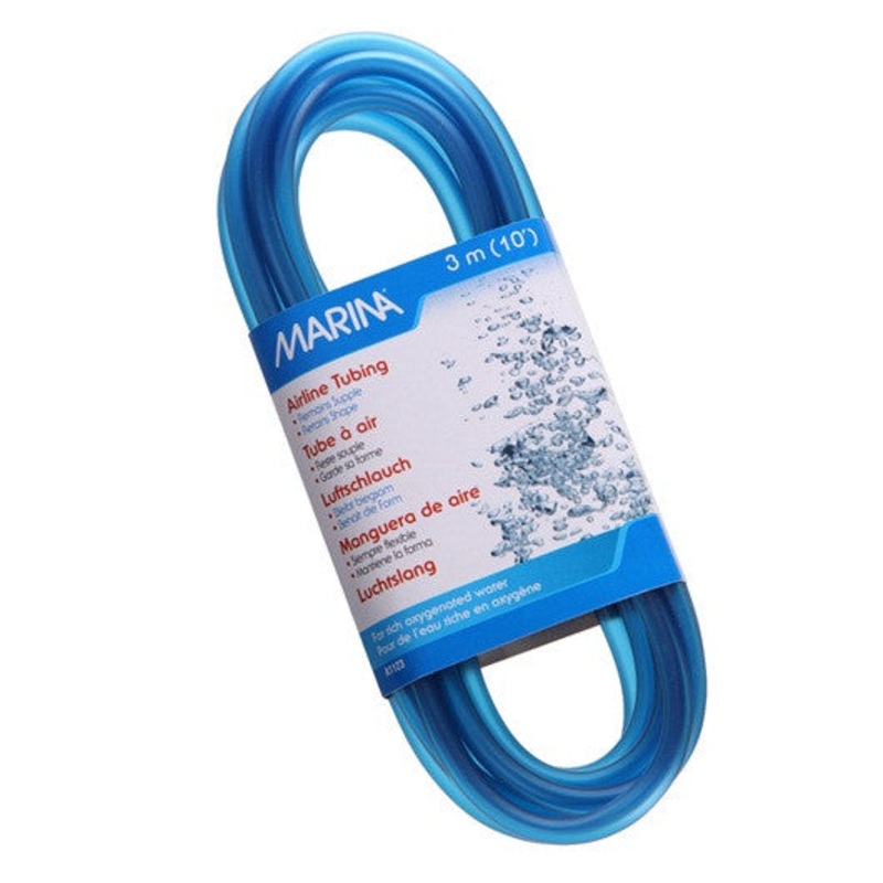 Marina Blue Silicone Airline Tubing – CO2 Safe 10 Feet