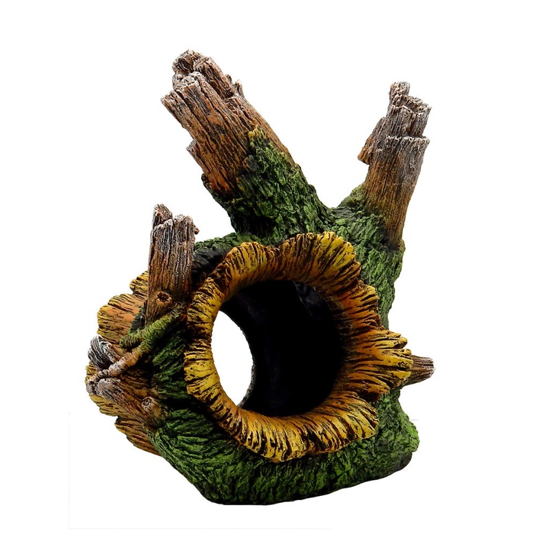 Blue Ribbon Exotic Environments Tree Root Tunnel Aquarium Ornament Small
