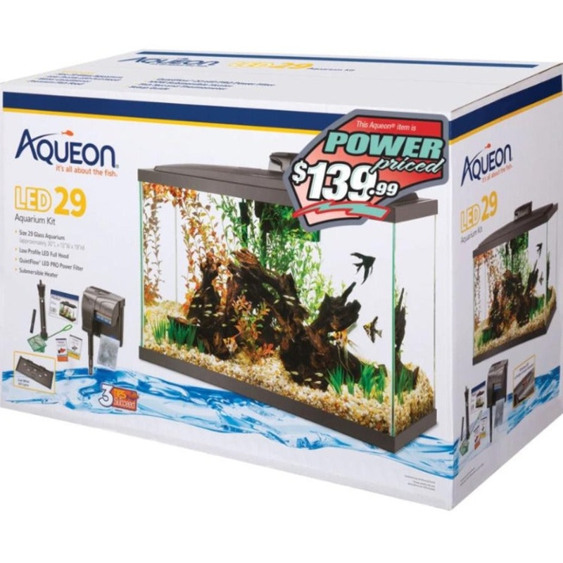 Aqueon LED 29 Gallon High Starter Aquarium Kit