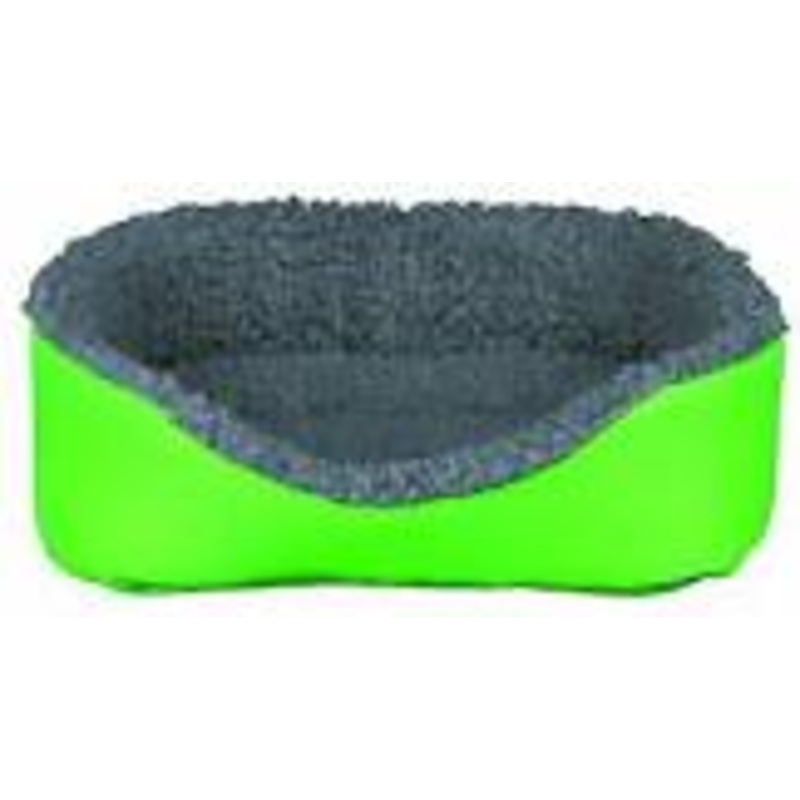 Cuddly Bed For Small Animals Grey & Green 35x28cm