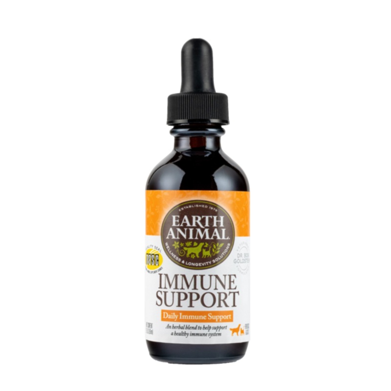 Earth Animal Organic Herbal Immune Support Remedy; 2- Oz Dropper Bottle