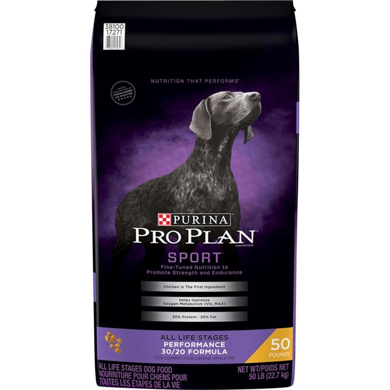 Purina Pro Plan Sport All Life Stages 30/20 Performance Formula Dry Dog Food 50 lb
