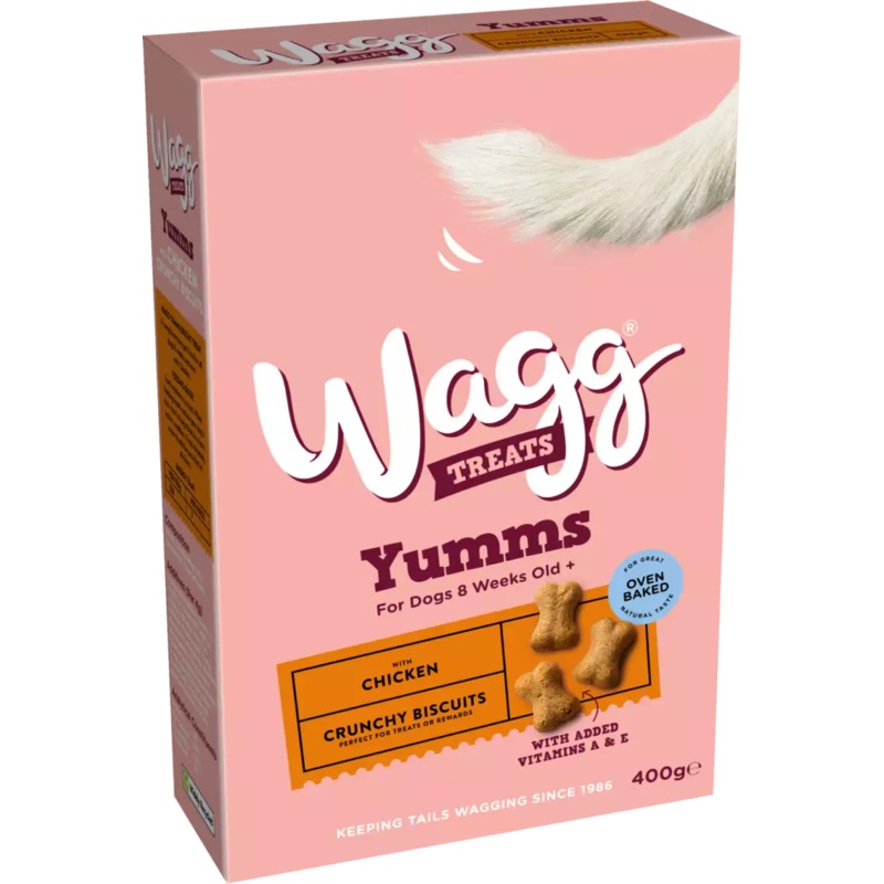 Wagg Yumms Dog Biscuits Chicken 400g