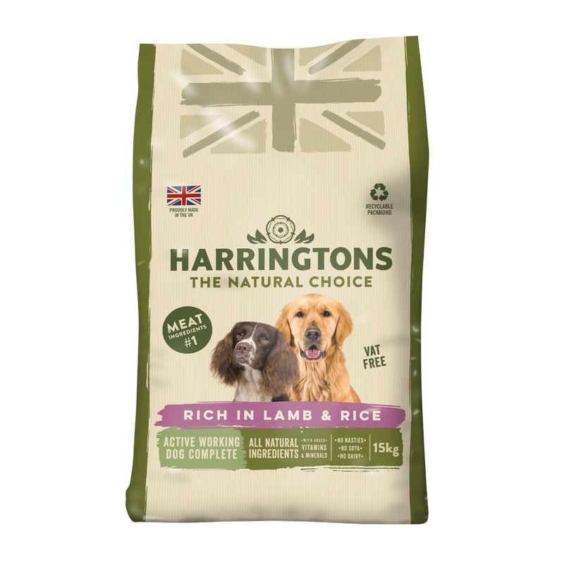 Harringtons Adult Active Working rich in Lamb & Rice 15kg