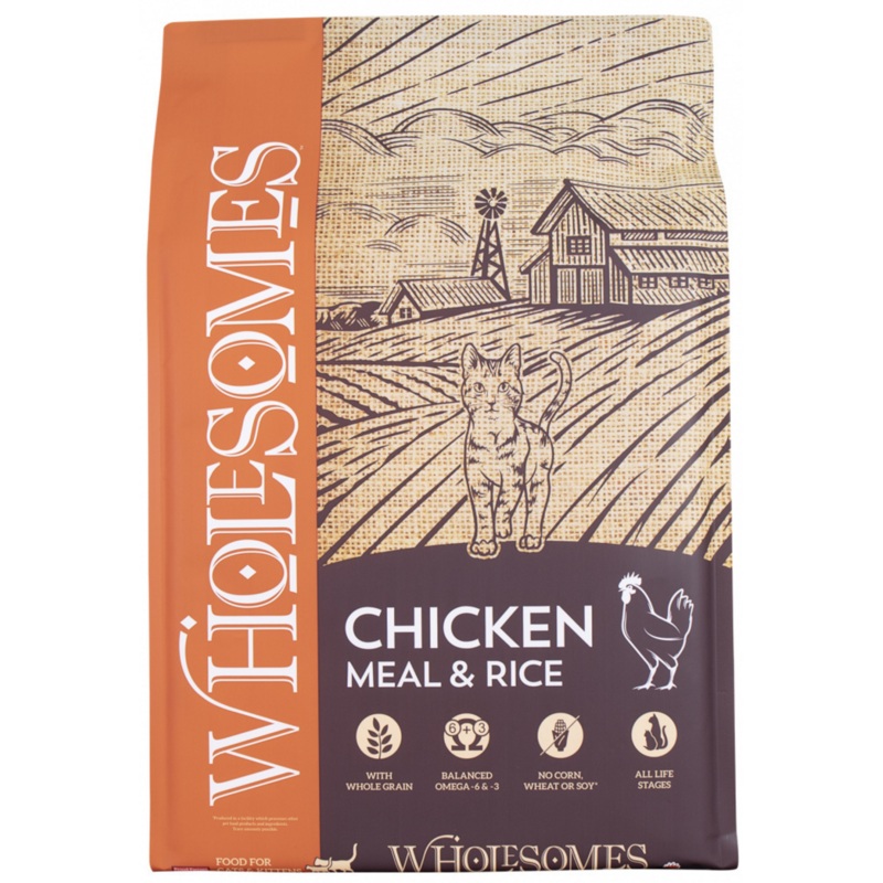 SPORTMiX Wholesomes Chicken Meal & Rice Recipe Dry Cat & Kitten Food