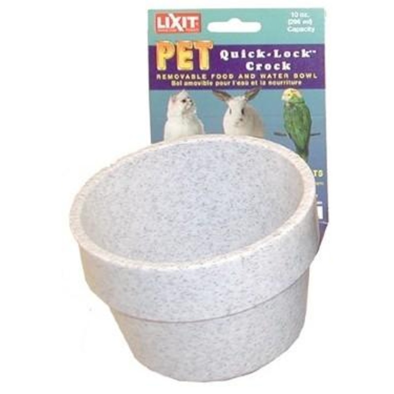 Lixit Quick-Lock Crock 10z