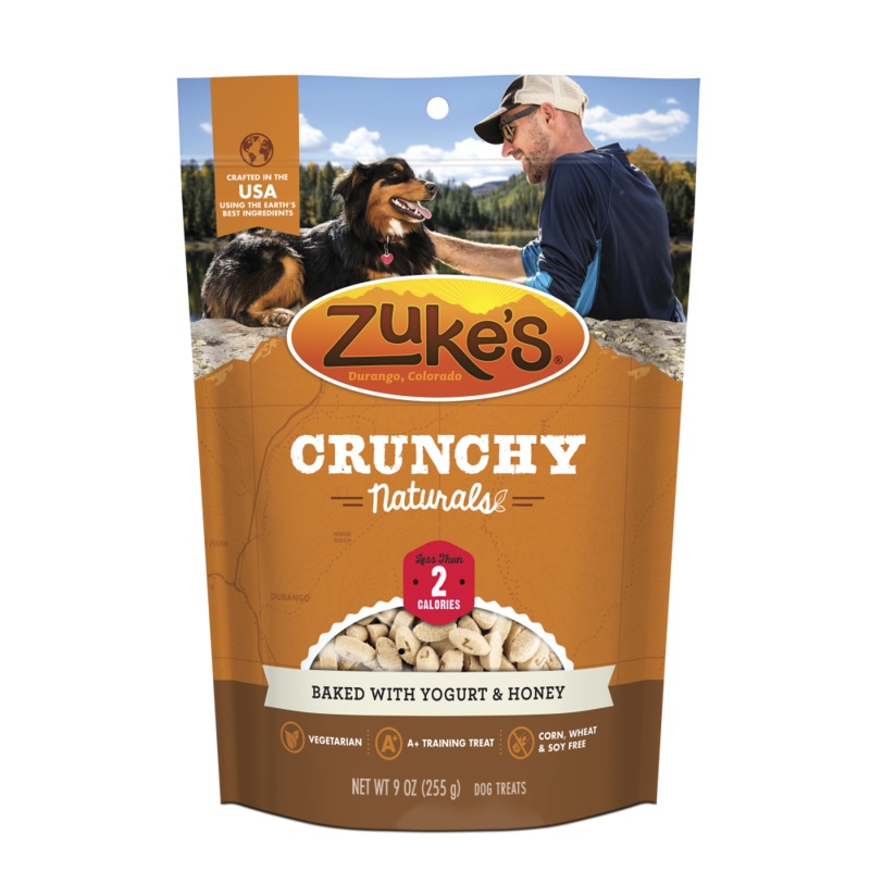 Zukes Crunchy Naturals Baked with Yogurt and Honey 2s Dog Treats