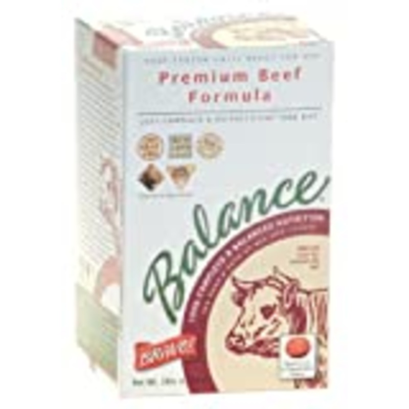 Bravo Balance Beef Blend Frozen Dog Food, 4-Ounce Patties, Pack of 12