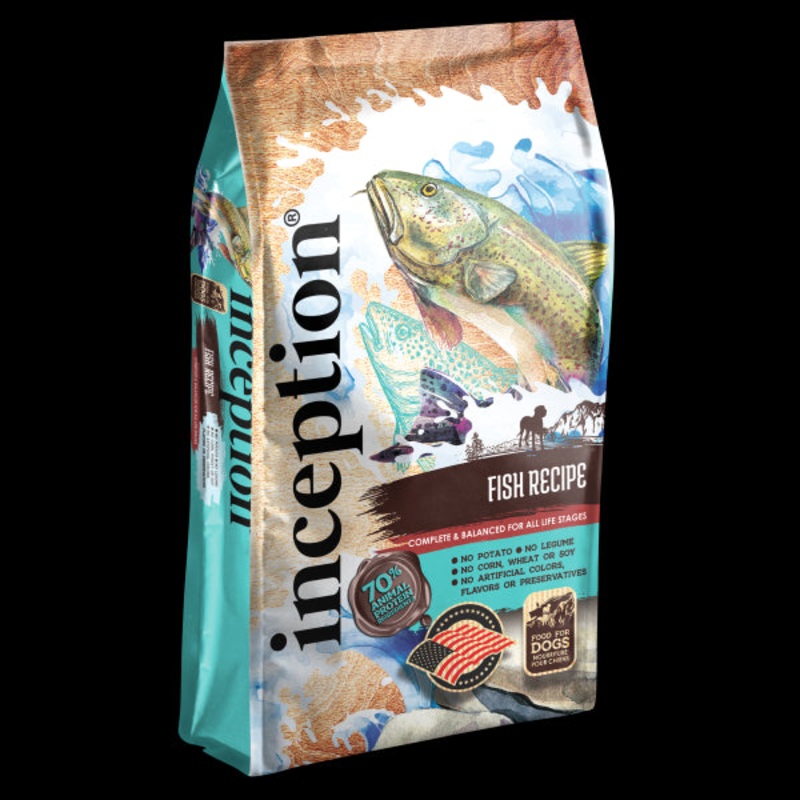 ZI13278 4 lbs Inception Fish Recipe Dog Food