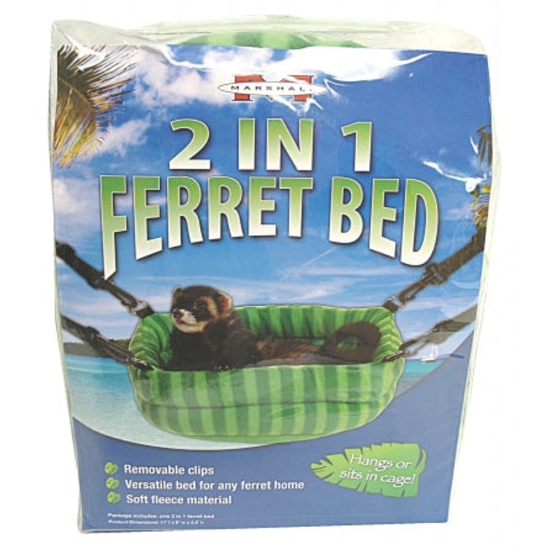 Marshall Pet Products – Marshall 2 In 1 Ferret Bed- Assorted – FP-367