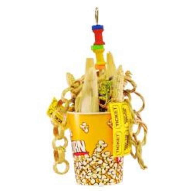 A&E Cage Co Happy Beaks Movie Time Toy, Multicolor