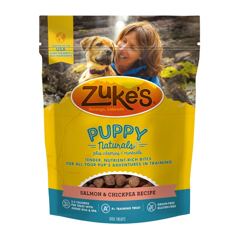 Zuke’s Puppy Naturals Salmon & Sweet Potato Recipe Dog Treats, 5 Oz