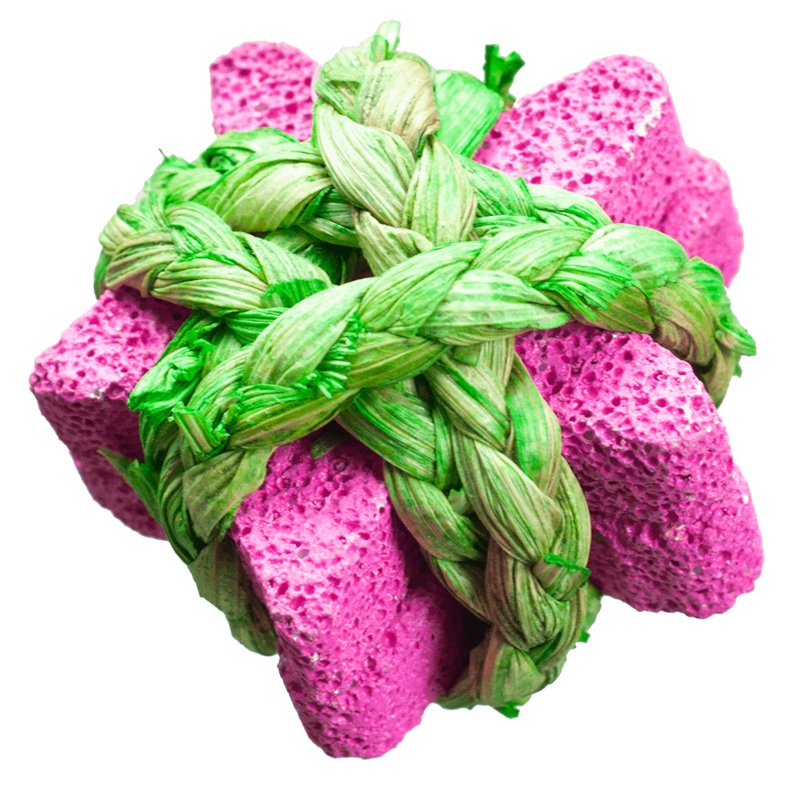 A&E Cage Co Nibbles Star Rope Pumice Rock