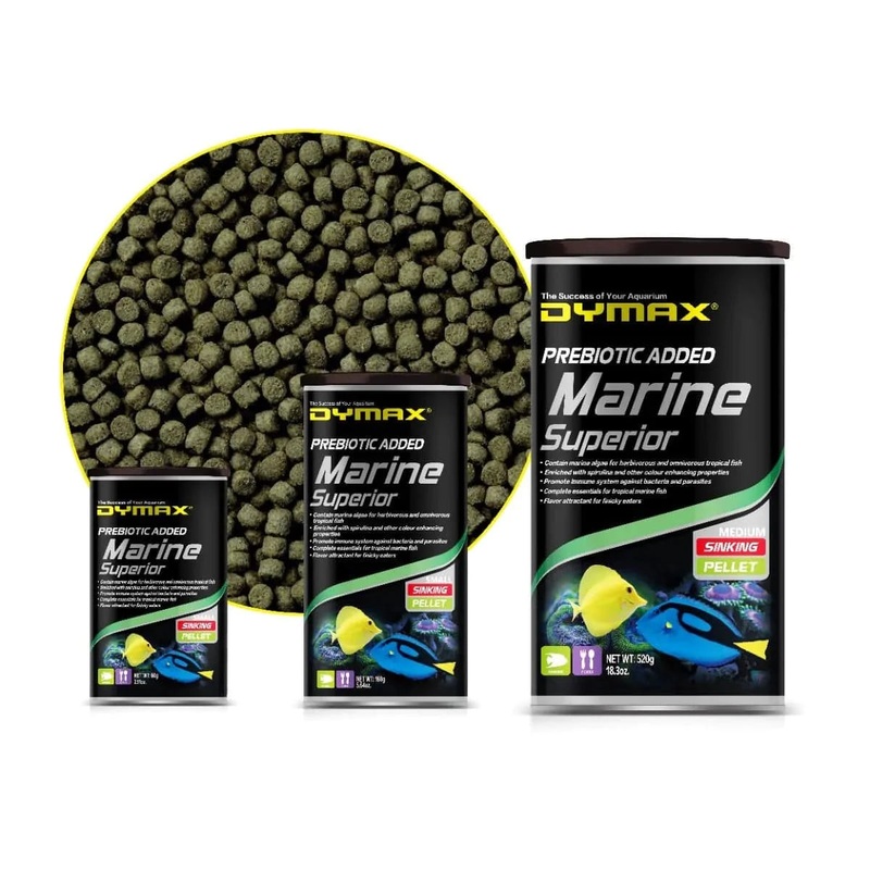 Marine Superior Pellet Food – Dymax